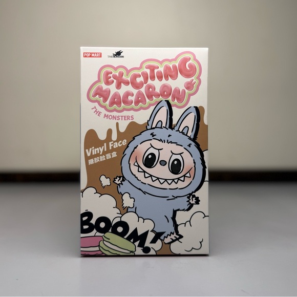 POP MART The Monsters Exciting Macaron SEA SALT COCONUT Labubu - Picture 2 of 3